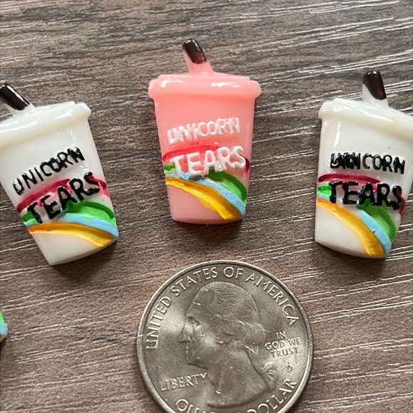 Unicorn drink charms - Picture 4 of 6